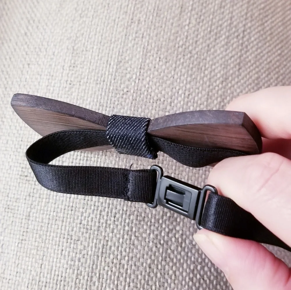 Handmade Wood Bow Tie High Quality Lightweight